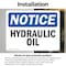 Signmission Hydraulic Oil, 14 in W x Rectangle, Vinyl Decal OS-2PACK-NS-D-1014-L-13563 - alternate 5
